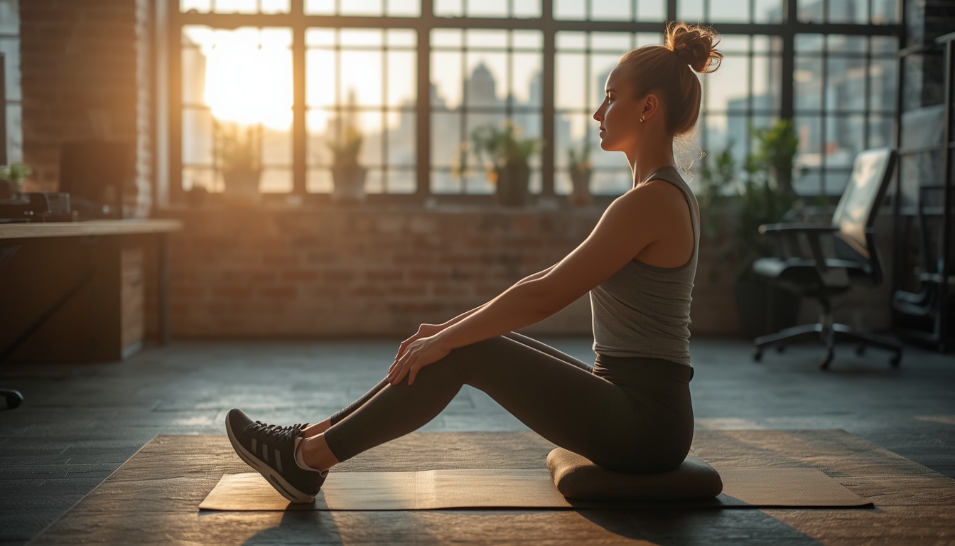 Seated alignment check during afternoon work session
